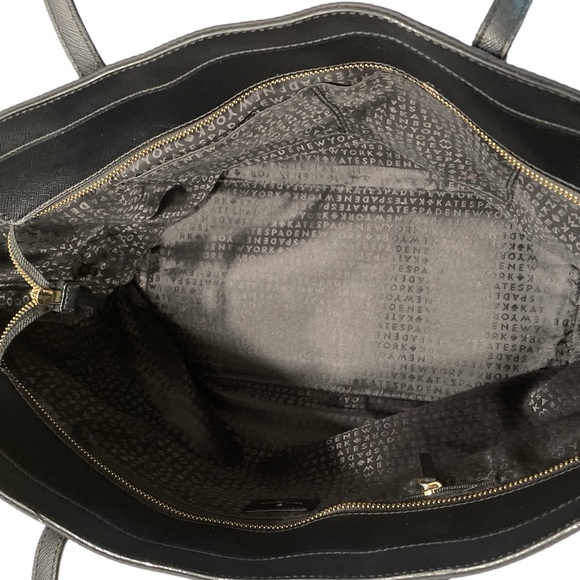 Kate Spade ♠️ Large Black Nylon Tote - Picture 5 of 12